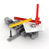 Electric mechanical model flower plotter building block model set Model