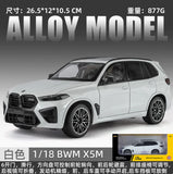 HEIMANBA White BMW X5M 1:18 Diecast Car Model Model