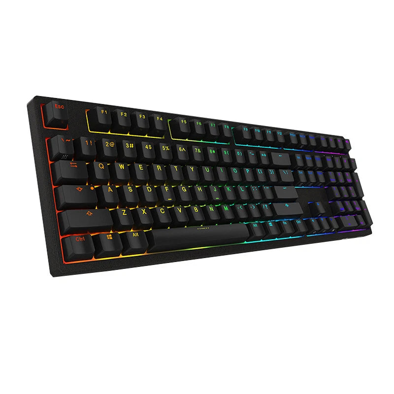 108 Black Shine Through Backlit PBT Keycaps For IKBC/ Ducky / Vamilo Mech Keeb Model