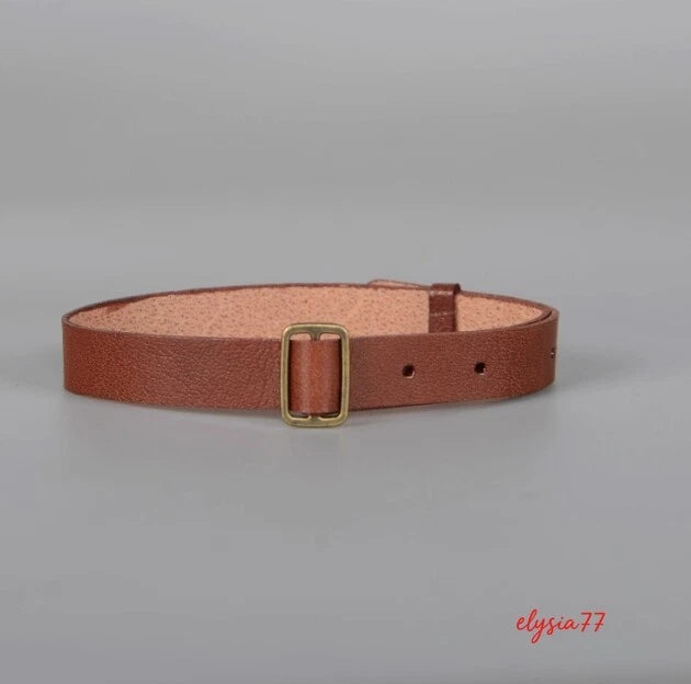 Real Leather Belt Model Fits for 12" Action Figure Soldier Warrior 1/6 Model