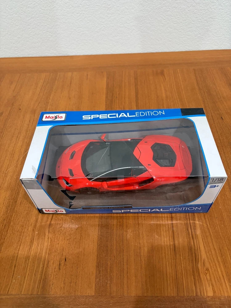 1/18 Maisto Lamborghini Centenario & Black Top Diecast Model Car Orange 31386 Model