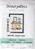 Dream Pattern Cross Stitch Kit Country Bath DPC396 Model