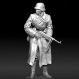 1/16 Resin Figure Model Kit MP40 Gunner Soldier Unassembled Unpainted Model