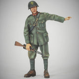 1/35 resin figures model 1 Italian soldier unpainted unassembled Model