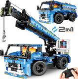 STEM RC Truck Building Toys, 2-In-1 Technic Vehicle Building Kits Model