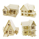 Creativ 3D Wooden Construction Kit - Houses - Puzzles - Jigsaws - Crafts - D??cor Model
