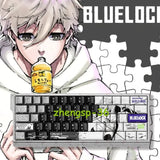 BLUE LOCK Nagi Seishiro Cosplay Anime Craft Mechanical Keyboard Keycap Mascot NE Model