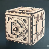 UGEARS Model Safe Kit | 3D Wooden Puzzle | DIY Mechanical Safe Model