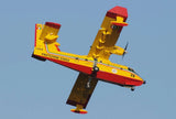 Canadair CL-415 Italy Fire Solid Mahogany Wood Handmade Desktop Airplane Model Model