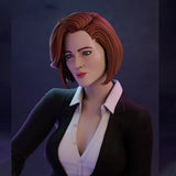 1/24 Scale 75mm Resin Figure  Dana Scully Girl Unpainted Unassembled Model Kit Model