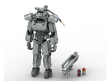 Fallout T-51 Power Armor 1175pcs Jetpack Fat Man Launcher Mini-Nukes Model Kit.. Model