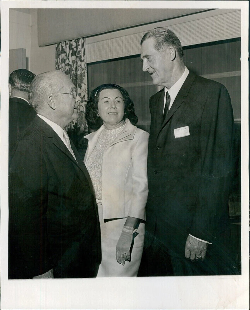 1966 Harvey Fruehauf Fred Hooper Miami Heart Dinner Board Chairman Photo 8x10 Model