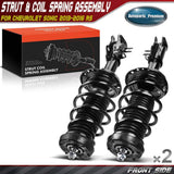 2x Front Strut and Coil Spring Assembly for Chevrolet Sonic 2013-2016 RS L4 1.4L Model