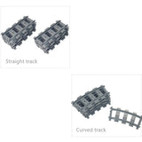 For Lego Kit Train Building Blocks Sets DIY City Rail Flexible Tracks Model