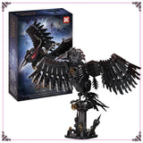 1018PCS Mechanical Raven Building Set with Moving Wings DIY Model Kit for Adults Model