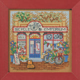 MILL HILL Buttons Beads Kit Counted Cross Stitch BICYCLE EMPORIUM MH14-2412 Model