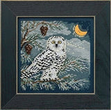 MILL HILL Buttons Beads Kit Counted Cross Stitch SNOWY OWL MH14-4304 Model
