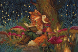 DIY Needlepoint Kit Enchanted Grove Cross-Stitch Craft Set for Home Decor Model