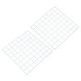 16"x16" Wire Grid Panel, 2 Pack Wall Grid Decorative Board Photo Display White Model