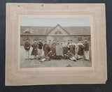 1904 WWI Imperial German Army Large Barracks Stable Duty Photo on Board Potsdam Model