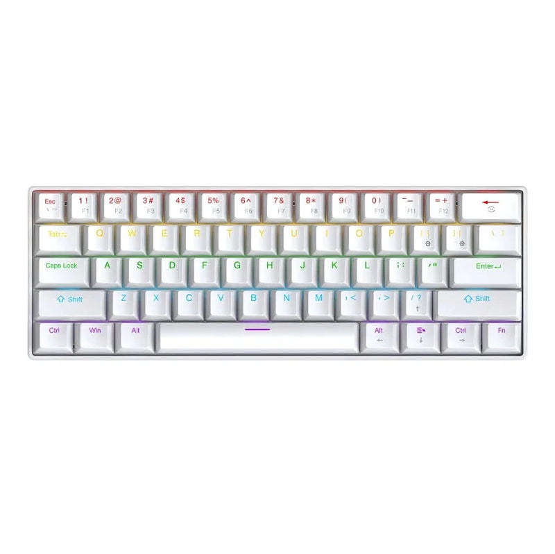 APAYADO K61 60% Mechanical Gaming Keyboard 61-Key RGB Backlit Wired USB Model