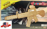 Wood Trick Gun Pistol Model Mechanical Wooden 3D Puzzle Self Assembly DIY Kit Model