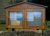 PHOTO  ST. SAVIOUR'S CHURCH NOTICE BOARD FOREMARK IS A SCATTERED COMMUNITY OF FA Model