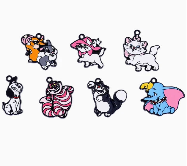 Lot cartoon mix Metal Charms DIY necklace Earrings Jewelry Making Pendants Charms