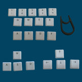 White textured keycaps WASD and Arrow Keycap for Logitech G813 G815 G913 G915TKL Model
