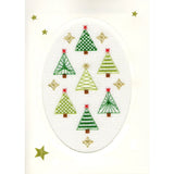 Bothy Threads Greating card counted cross stitch Kit "Christmas Forest", 9x13cm, Model