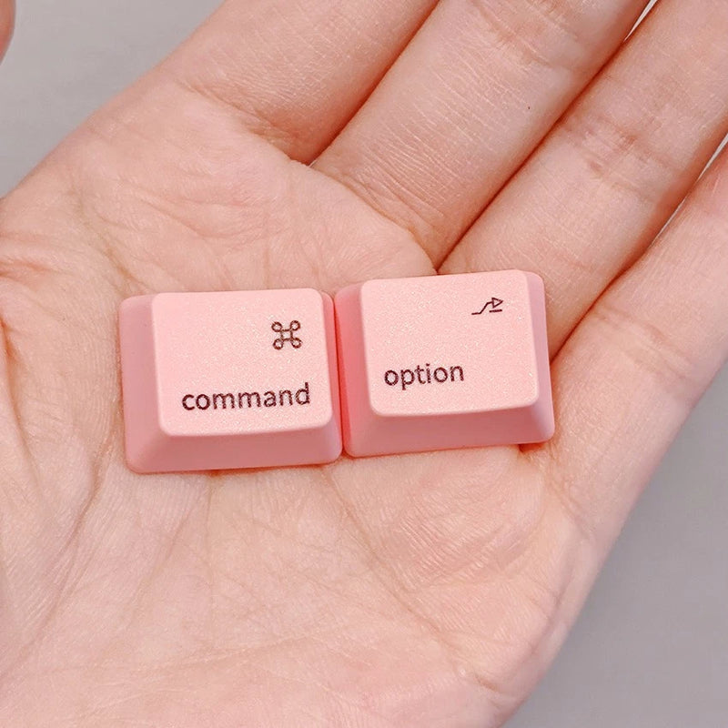 2PCS Mechanical Keyboard Mac Keycaps 1.25U OEM Model