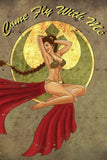 pin-up drawing on board an airplanepin-up drawing WW2 Photo Glossy 4*6 in ¦Å025 Model
