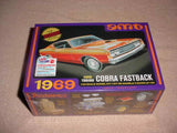 AMT 1969 Ford Torino Cobra Fastback ,1:25 , model car kit # 1217     (NISB) Model
