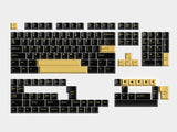 Black Gold Pharaoh ABS Double Shot Cherry Profile Keycap Set - 163 Keys Model