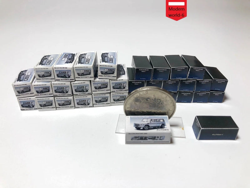 1:18 Diorama Garage Cardboard Box Model Set For AUTO-art Workshop Scene Model Model
