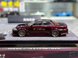 ZD Mortal 1:64 JDM Red Mark II JZX100 Sedan Sports Model Diecast Metal Car BN Model