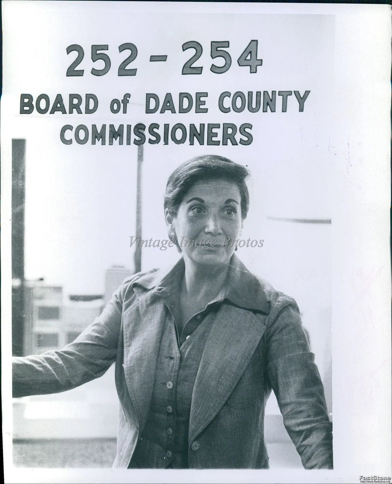 1939 Ruth Shack Detroit News Board Of Dade County Commissioners Photo 8x10 Model