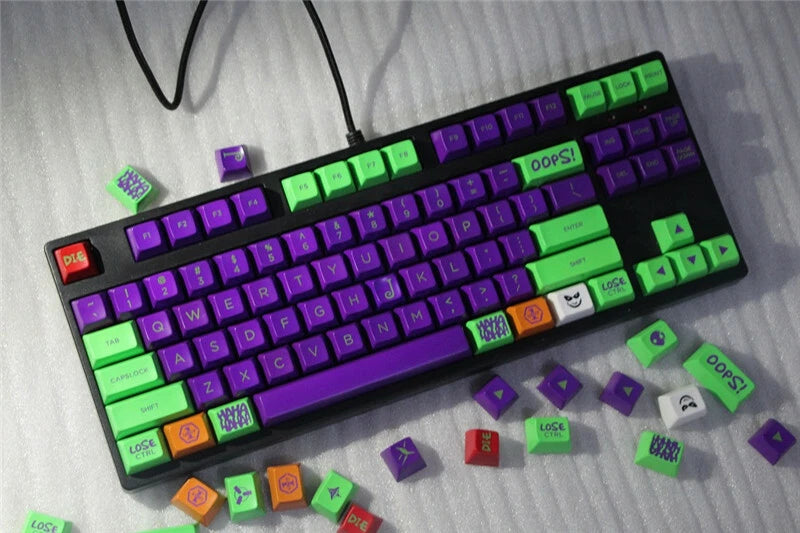 1 Set SA *JOKER* Keycap Button ABS Game PBT Keycaps Gift For Mechanical Keyboard Model