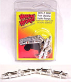 Hoppin Hydros 4 Chrome Hydro Pumps 1/24 scale Model kit Model