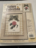 Leisure Arts Nature Collection Pink Camellia Cross Stitch Kit 115560 EB11 Model