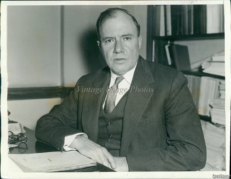 1934 Leon C Marshall Deputy Asst Admin Member Of N R A Board Politics Photo 6x8 Model