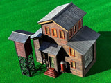 Furniture Factory Plant HO S or O Scale Building Kit White & Paintable! Model