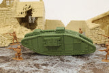 Mark V (Female) ?? WWI British Tank | 1/32 (54mm)?C1/56 (28mm) Scale Model Model