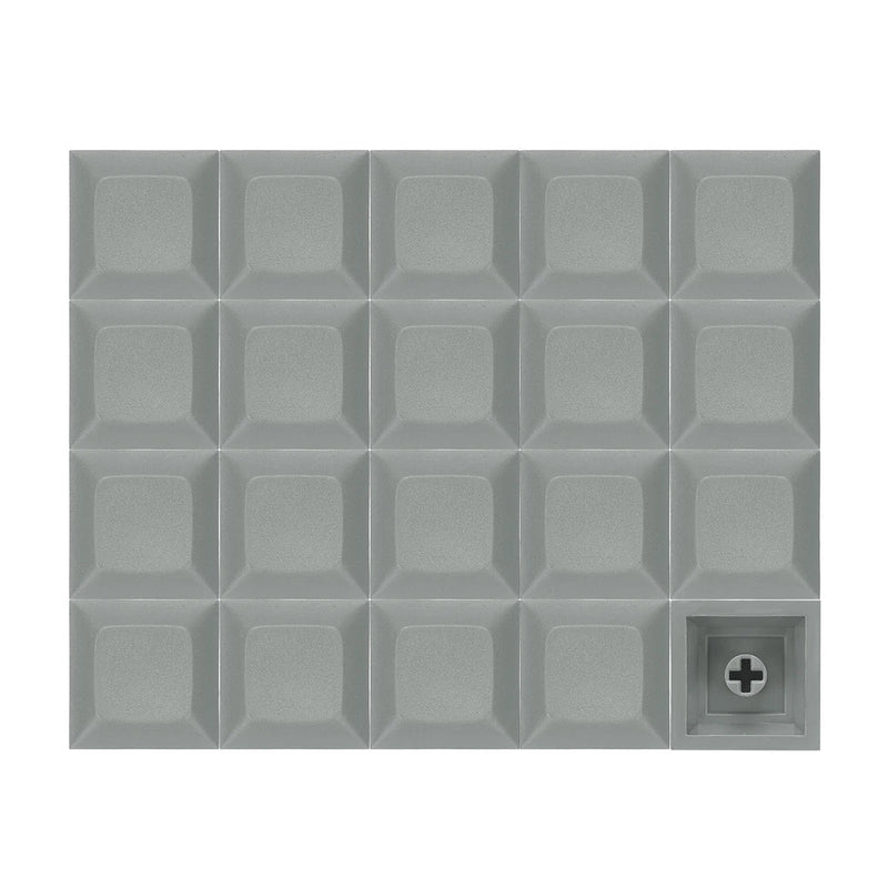 20 Pcs PBT Keycap Set DSA Mechanical Numeric Keypads for Keyboard, Gray Model