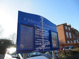 Photo 6x4 Board at the church Worcester The Church information board whic c2011 Model