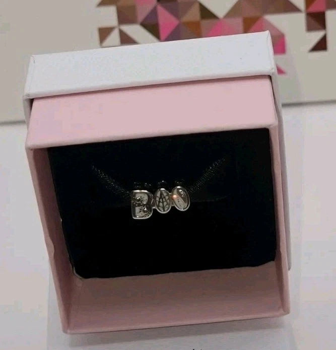New Authentic PANDORA 925 Halloween BOO Glow in the Dark Charm 794060C01 Box E57 Charms