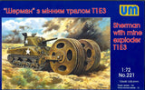 UM-MT Models 1/72 American M4 SHERMAN TANK with T1E3 MINE EXPLODER Model