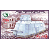 UMT 663 Plastic model kit Scale 1:72 Staff armored car (DSH) - Ukraine models Model