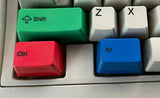 NEW UNICOMP IBM Model M Color Keycap Set CTRL SHIFT ALT Red Green Blue 6 Keys Model