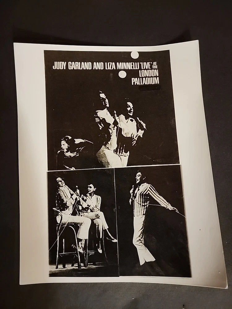 Judy Garland Liza MINNELLI 8x10 PHOTO Bob Board COLLECTION KODAK GLOSSY 8X10 Model